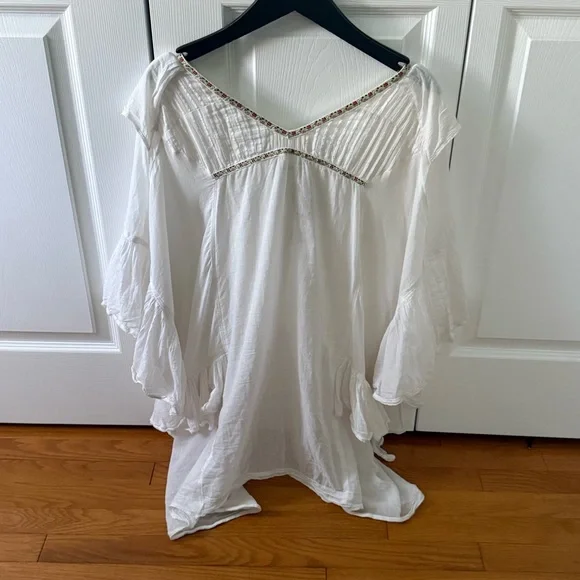 Free People Morning Light Robe in White - Picture 4 of 5